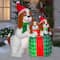 5.5ft. Airblown® Inflatable Christmas Dog Family Scene